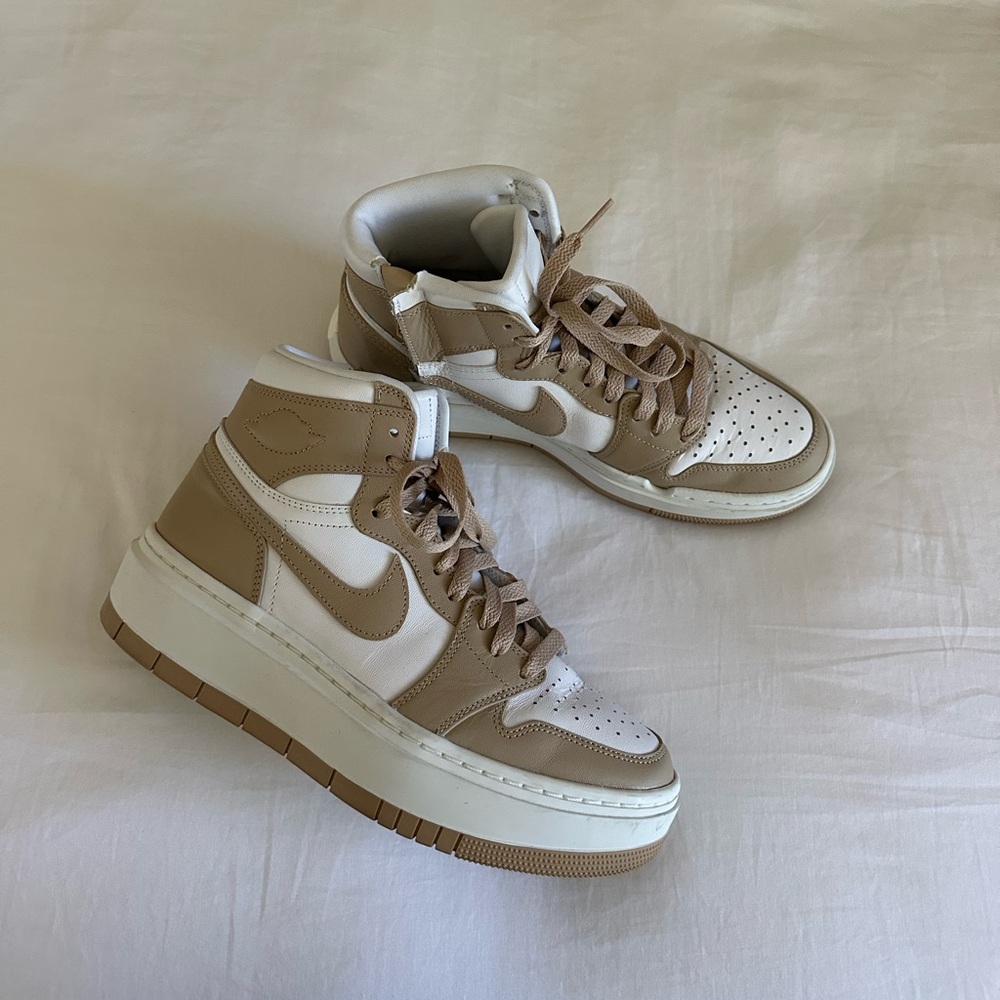 Nike Jordan 1 Elevate High Desert Colorway Women's Size 9 Platform Jordan's